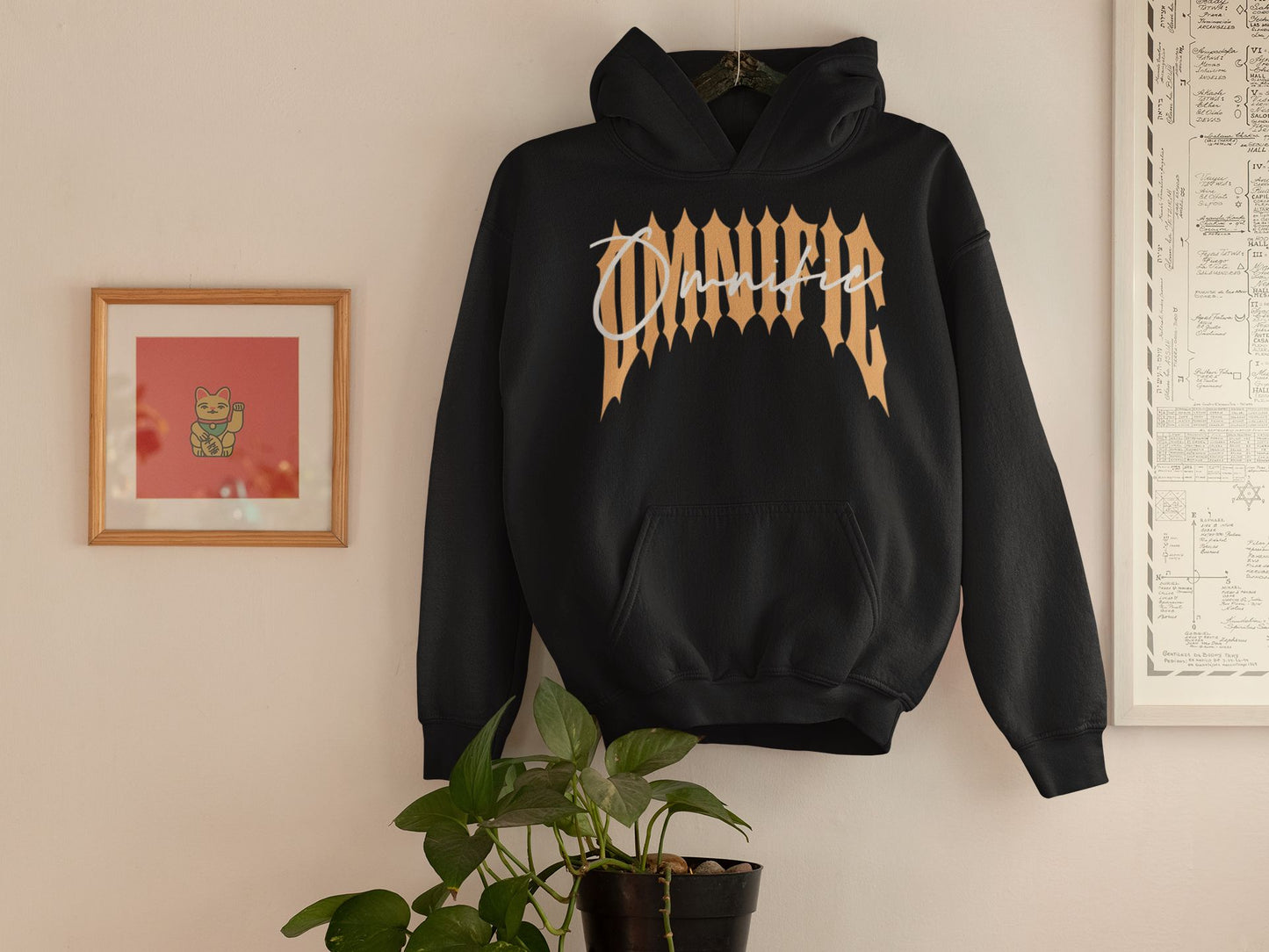 Omnific Bold Logo Hoodie – Black Edition