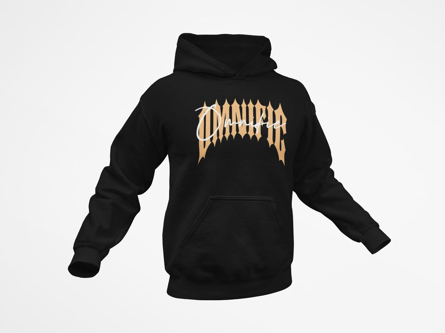 Omnific Bold Logo Hoodie – Black Edition