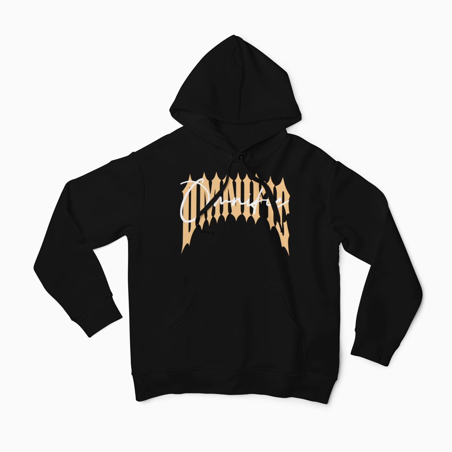 Omnific Bold Logo Hoodie – Black Edition